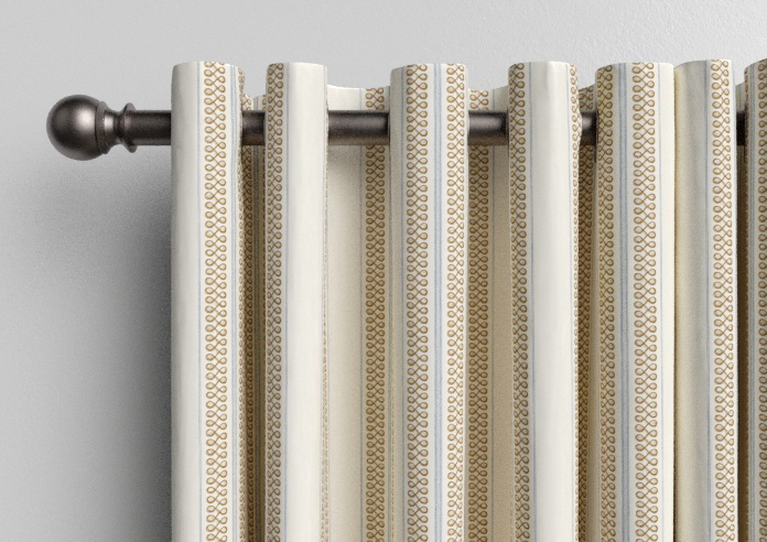 Noble Stripe, Rye - Made to Measure Curtains - Image 12